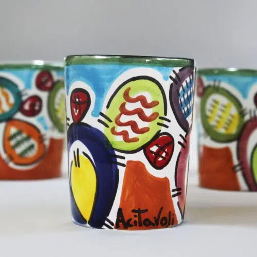 Bicchiere Fico d'India Stilizzato