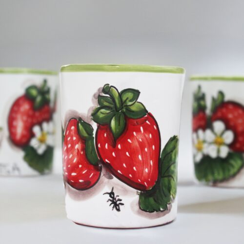 Bicchiere Fragole Realistico
