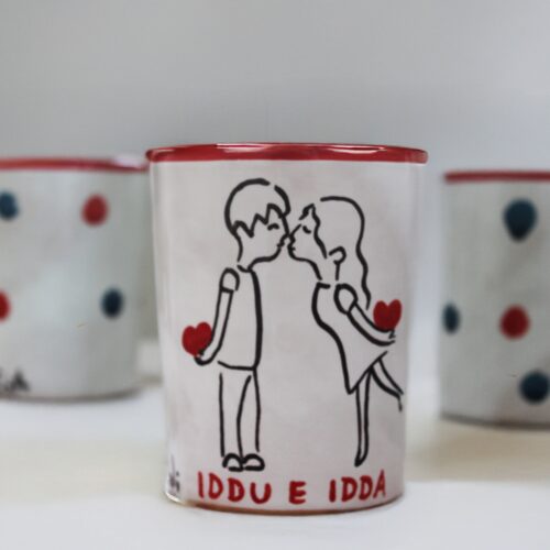 Bicchiere Iddu e Idda