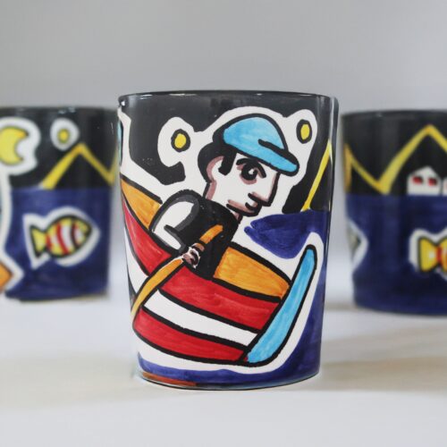 Bicchiere Pesca di Notte