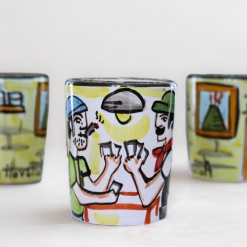 Bicchiere la Giocata a Carte