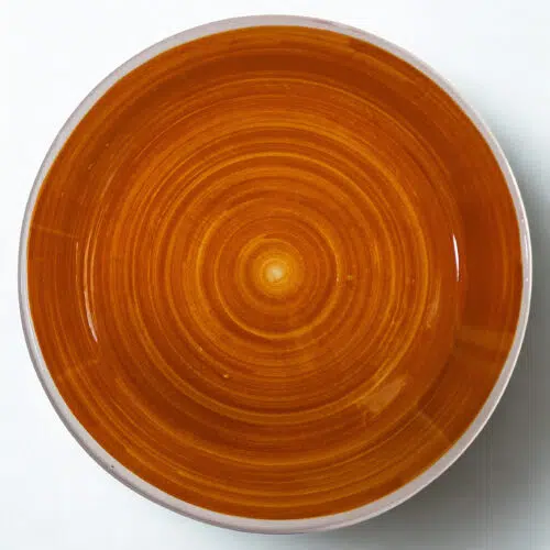 Piatto Fondo Arancione
