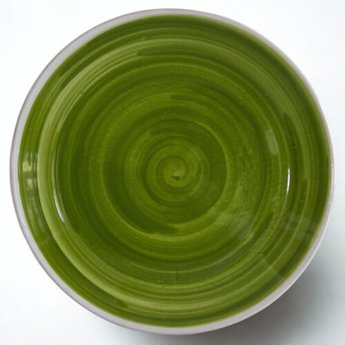 Piatto Fondo Verde Palma
