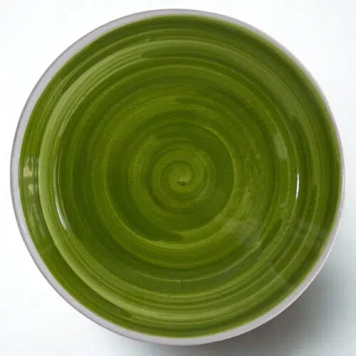 Piatto Fondo Verde Palma
