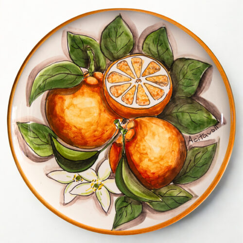 Piatto Piano Arance Realistico