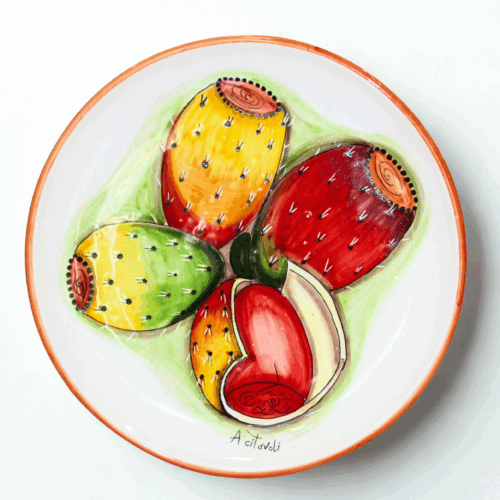 Piatto Piano Fico d'India Realistico