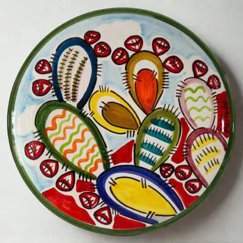 Piatto Piano Fico d'India Stilizzato