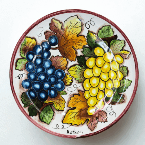 Piatto Piano Uva Realistica