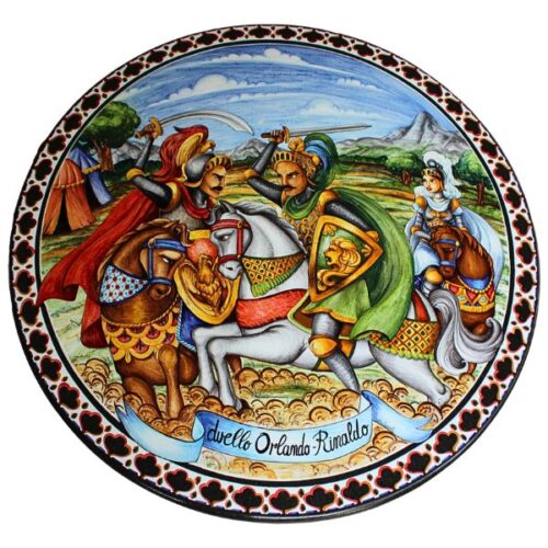 Tavolo Il Combattimento di Orlando e Rinaldo
